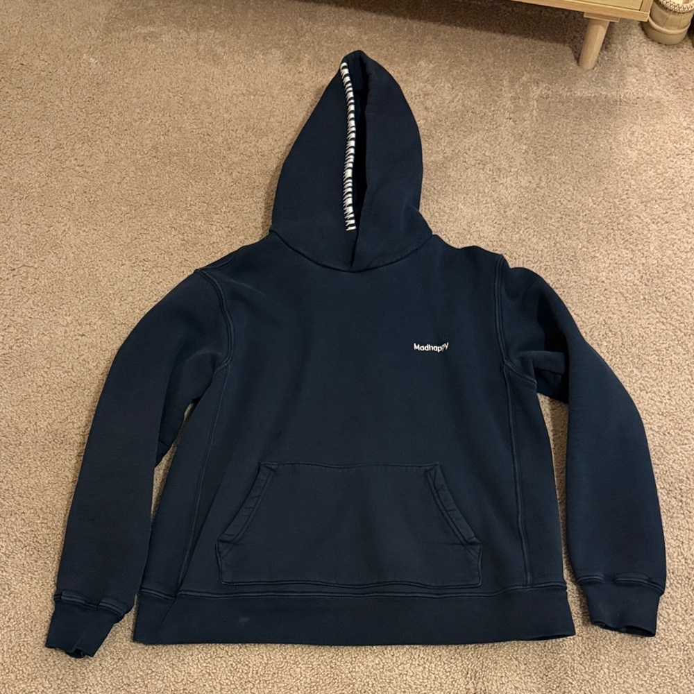 Navy Madhappy Stitch Hoodie